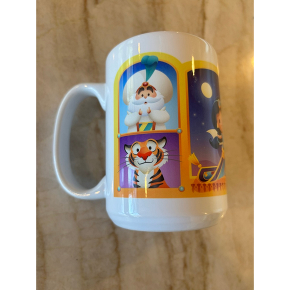 Disney Aladdin “cuties” White Yellow Mug One Size - Picture 8 of 9